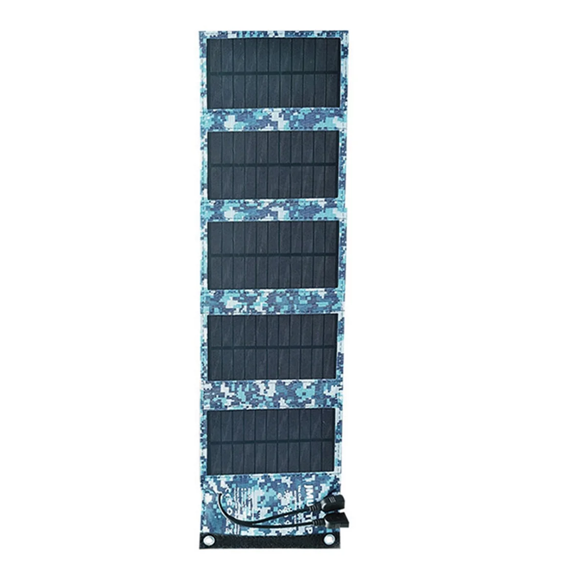 

Портативная солнечная панель, 2usb, внешний аккумулятор для сотового телефона, 10 Вт, зарядное устройство для аккумулятора, для туризма, рыбалки, синий цвет