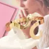 Gold Silver Color Snake Arm Bracelet For Women Men Punk Fashion Exaggerated Opening Adjustable Armband Bangles Egyptian Jewelry 4