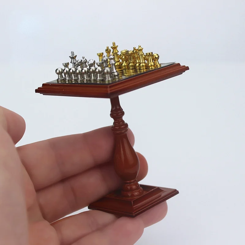 Mini Chess with Magnetic Miniature Food Play Scene Model, Foreign Trade, Hot-selling, 1:12