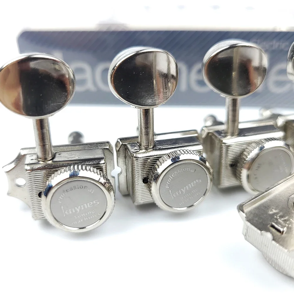 Description Picture 6 of itemKAYNES Vintage Nickel Silver Lock String Tuners Electric Guitar Machine Heads Tuners For ST TL Guitar Locking Tuning Pegs