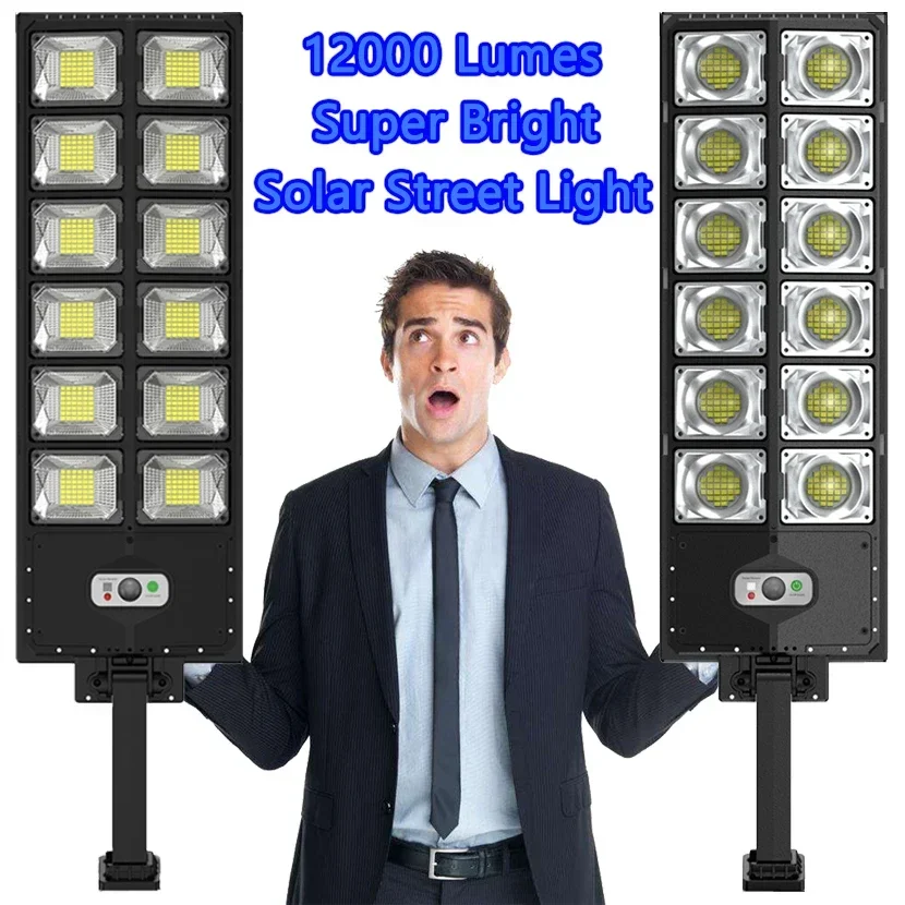 Solar Lights 12000LM 504 LED Motion Sensor Waterproof Wall Garden Street Lamp led lamp solar garden lights led street lamp led wall light