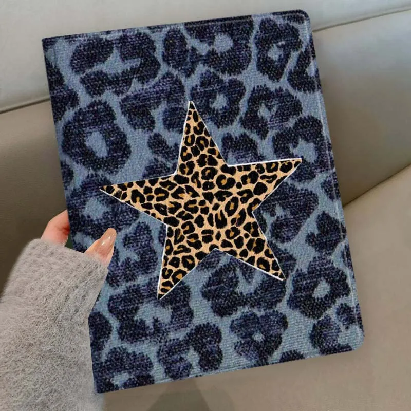 Cartoon Leopard Star Soft Tablet Case - Stylish and Protective Cover