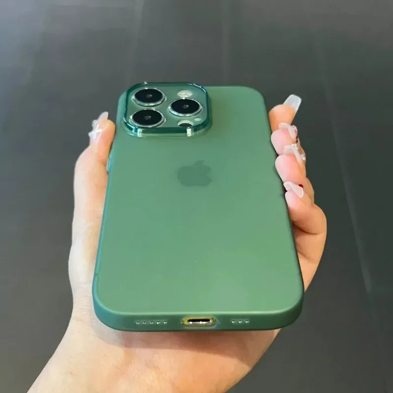 Ultra Thin Soft TPU Matte Translucent Silicone Phone Case