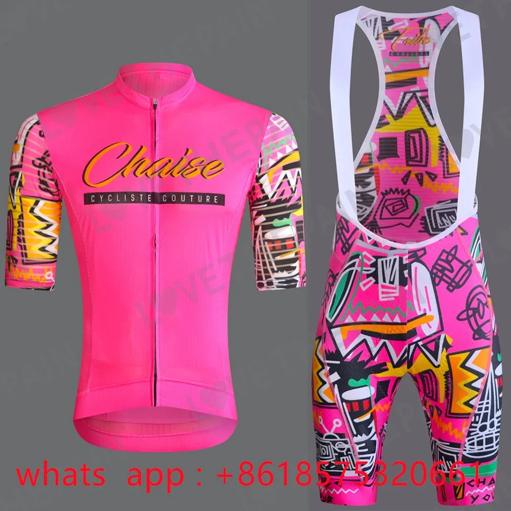 Chaise Men Summer Cycling Clothing tops MTB Bike Clothes Maillot Ropa Ciclismo Bib Shorts 9D Gel Cycling Bicycle Suit