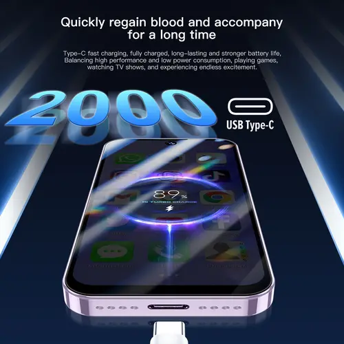 SERVO 19PRO 4G Network Mini Smartphone Android12 OS RAM 6GB ROM 128GB Play Store GPS OTG 3.88" Display 2 SIM Pocket Smart Phones - Image 6