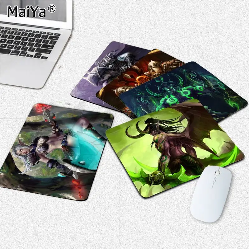 

W-Warc raftes Mousepad 25x29cm Small Office Student Gaming Thickened Large Writing Pad Non-slip Cushion Mouse PC Computer Table