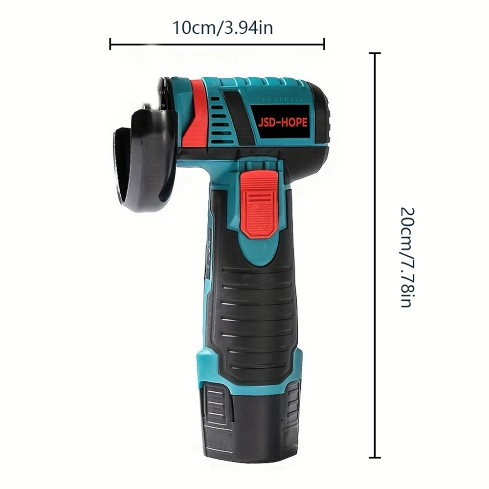 Mini lithium battery Angle mill Wireless 12V multi-function rechargeable brushless tool small hand mill