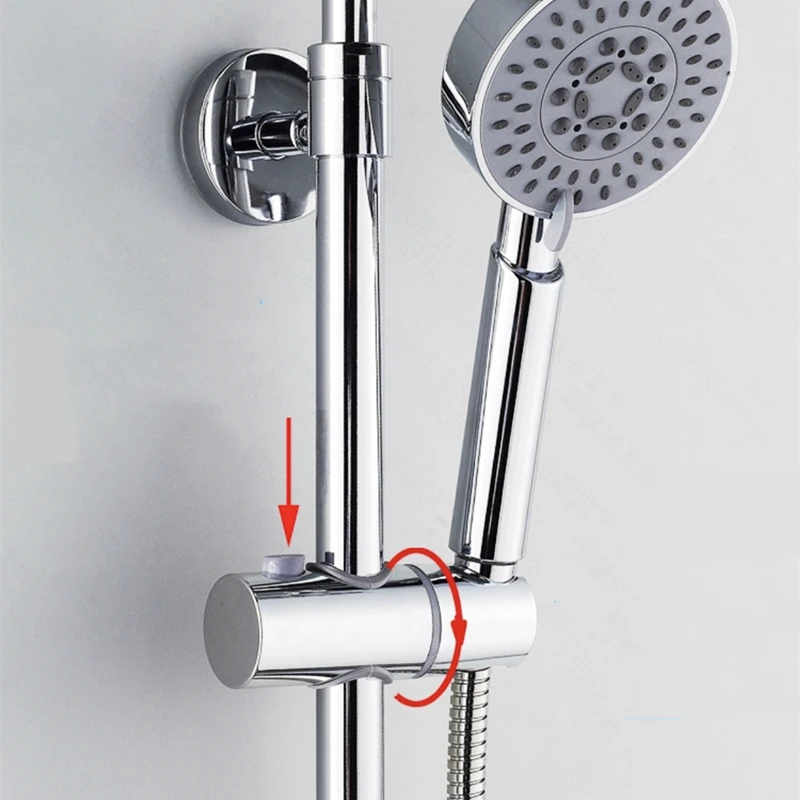 Duschkopfhalter Aus Messing - Verstellbare Wandhalterung Für Jede Dusche, Einfach Zu Montieren