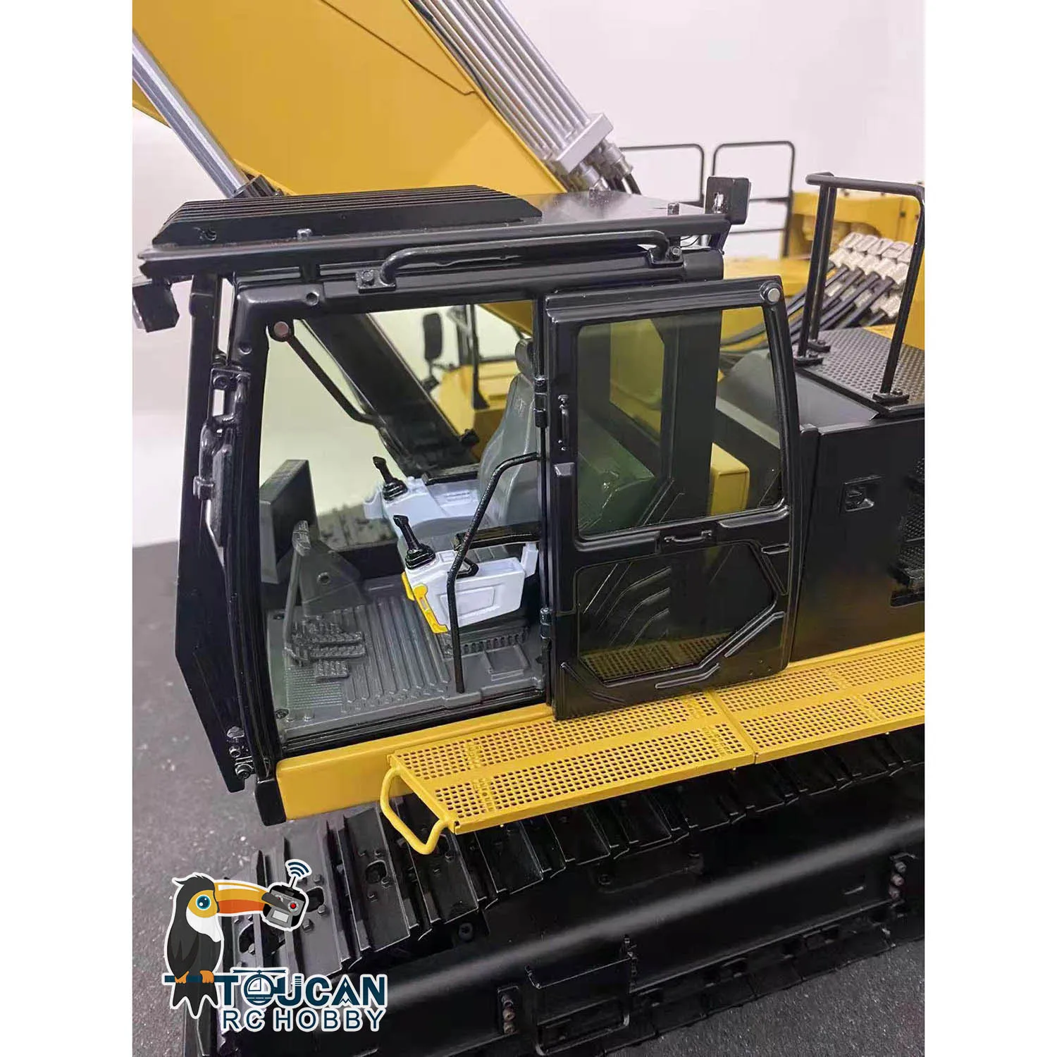 1/14 374F koparka RC 3 ramiona UHD hydrauliczne zdalnie sterowane rozbiórki RTR koparka pojazdy budowlane PL18EV Model TH21013 6 1/14 374F koparka RC 3 ramiona UHD hydrauliczne zdalnie sterowane rozbiórki RTR koparka pojazdy budowlane PL18EV Model TH21013 - Image 6