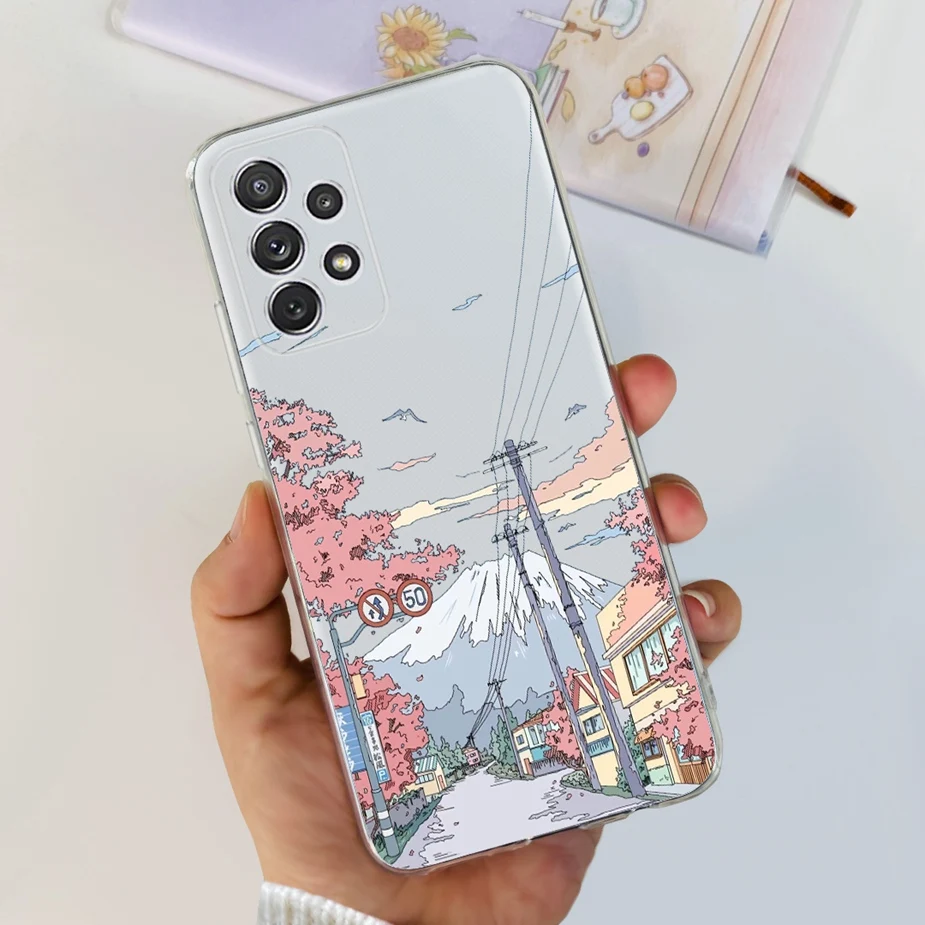 Stylish Painted Soft Silicone Back Cover Bumper Case