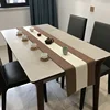 Chinese Style Linen Table Runner Modern Minimalist Tea Art Dresser Scarf Table Decor Washable Holiday Kitchen Dining Party Decor 4