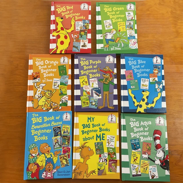 English　Hardcover　Of　Book　Picture　Story　8pcs　Languages　Books　Beginner　Book　Dr.　Big　The　Reading　Seuss　Rainbow　Children　Interesting　Kids　AliExpress
