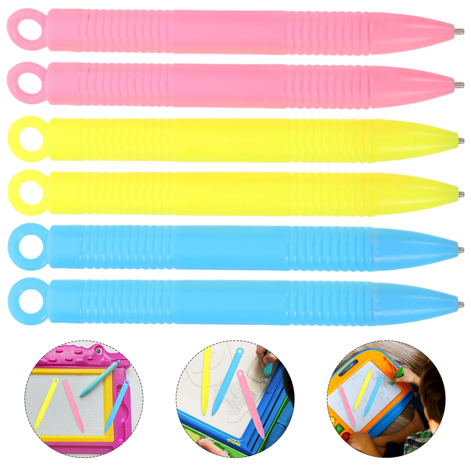Set di 6 penne da disegno magnetiche per bambini - immagine 4