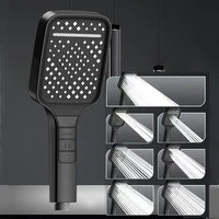 7 Modes Large Shower Head Adjustable One Key Stop Bathroom High-pressure Water-saving Shower Mixer Nozzles Bathroom Accessories 1