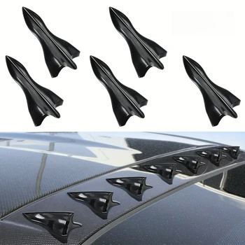 Kit aerodinamico da 10 pezzi con diffusore Air Vortex e alette a pinna di squalo – Combinazione spoiler per tetto/parafango per la maggior parte delle berline e SUV