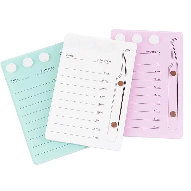 Acryl Wimpern Halter Magnetische Saug Skala Platte Falsche Wimpern Tablett Display Board Wimpern Extensions Liefert – Detail 7