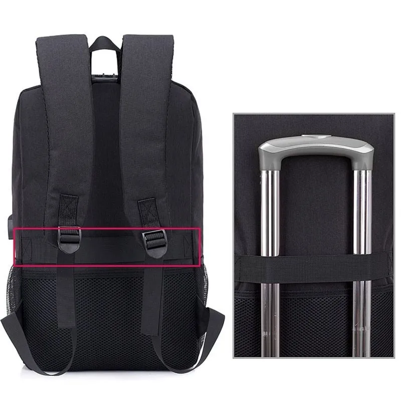 Skateboard Backpack Travel Anti Theft Laptop School Bag With USB Charging Port Unisex Rucksack College Bagpack Teenage Plecak