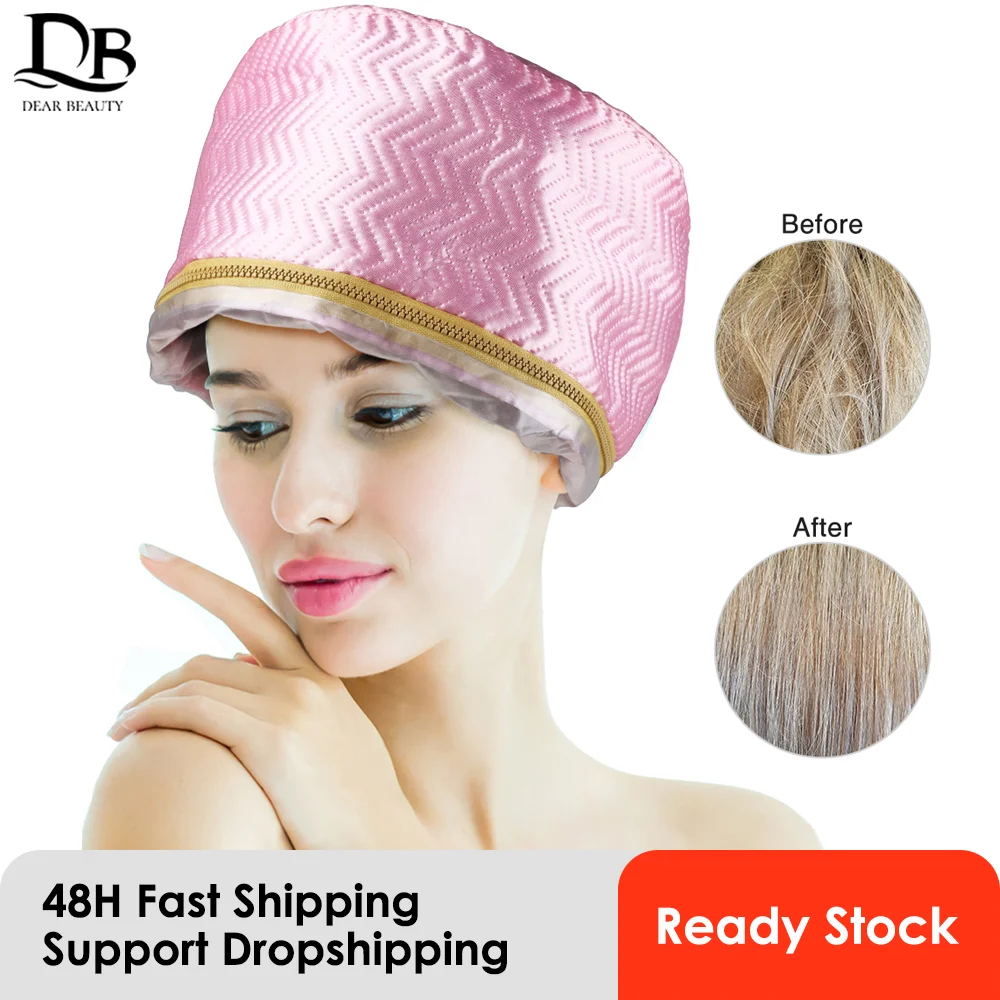 Beauty Salon Thermal Cap Hair Treatment Electric Hair Steamer Nourishing Hair Care Cap Waterproof Baked Oil Heated Hat for Hair