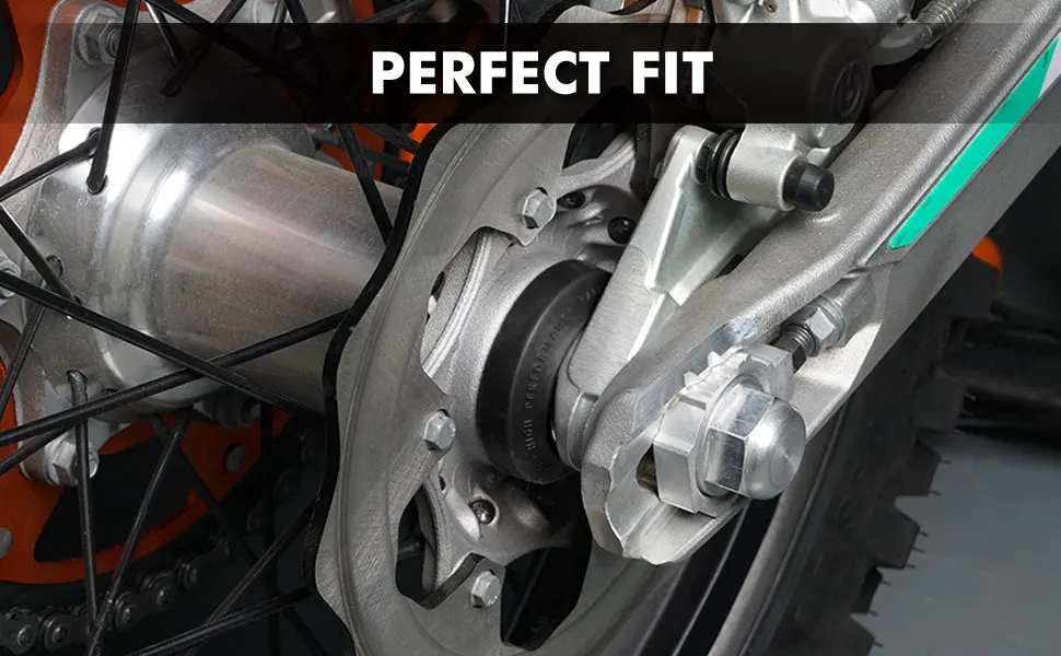 NICECNC Schutzkappen für Vorder- und Hinterradlager für KTM EXC 300 2016-2023, EXC 380, EXC-F 350, SX 125, SX-F 450, XC-W, XC, XCF – Detail 7