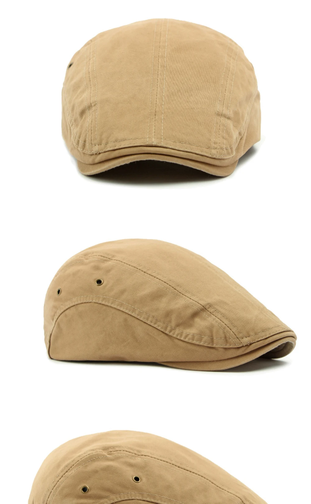 HT4694 Baskenmütze für Männer und Frauen, 100 % Baumwolle, einfarbig, Baskenmütze, Retro-Künstler, Maler, Baskenmütze, männlich, weiblich, verstellbare Ivy-Flachmütze – Detail 14