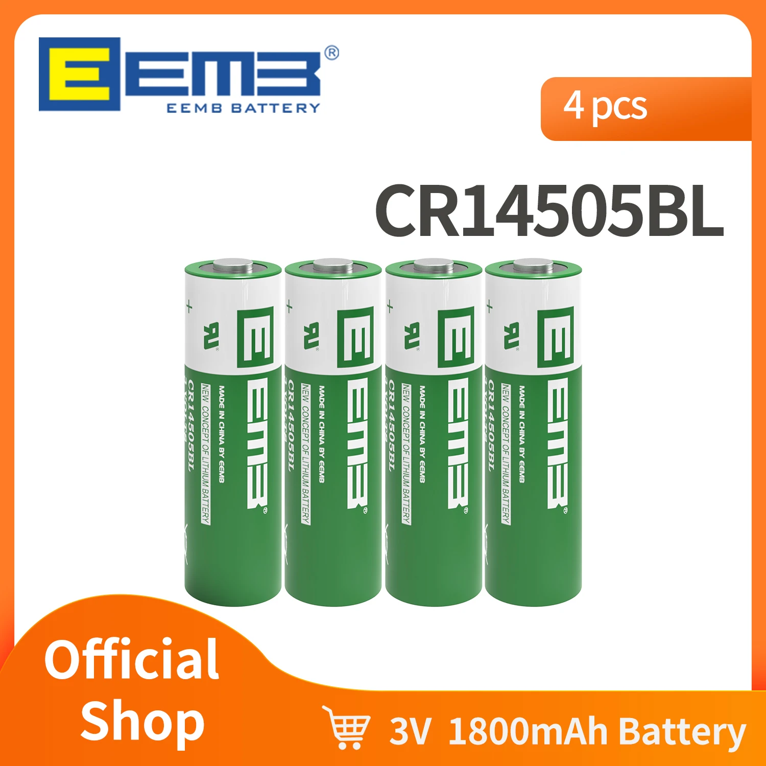 EEMB CR14505 BL 3V batteria batteria al litio formato AA 14505 batterie ...