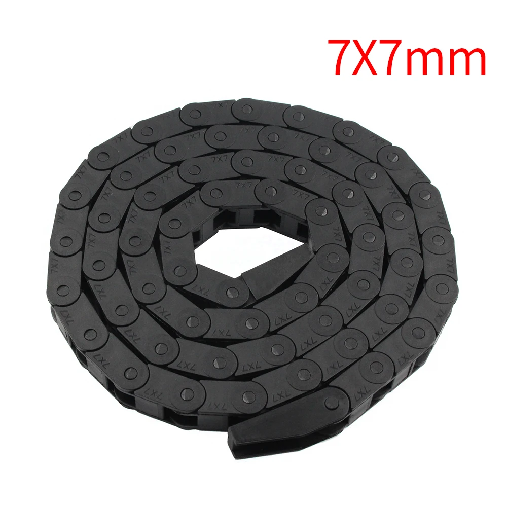 

Carrier Cable Routing Drag Chain Wire Towline Track 1M 7x7mm L1000mm for CNC 3D Printer Router Machine Tools