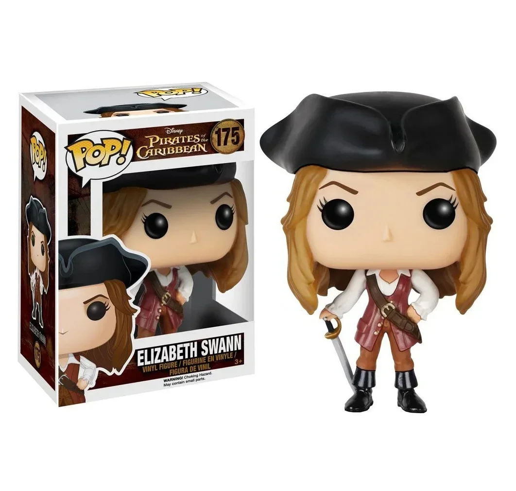 Funko Disney Pirates Of The Caribbean Captain Jack Sparrow Salazar 172 # Elizabeth 175 # Ghost Of Will Vinyl Action Figure Toys