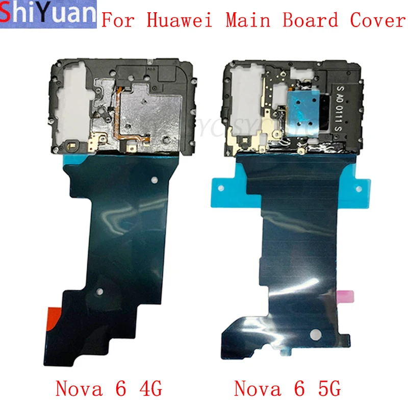 

Материнская плата, рамка для задней камеры, модуль крышки для Huawei Nova 6, детали для замены основной платы