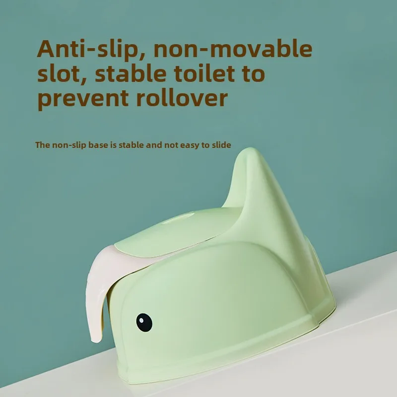 Cartoon Baby Training Potty Boys and Girls Beginner Potty Baby Toddler Potty Splash-proof and Non-slip Ergonomic Design 5