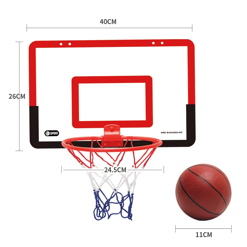 PortableBasketballHoopToysKitFoldableIndoorHomeBasketballFans