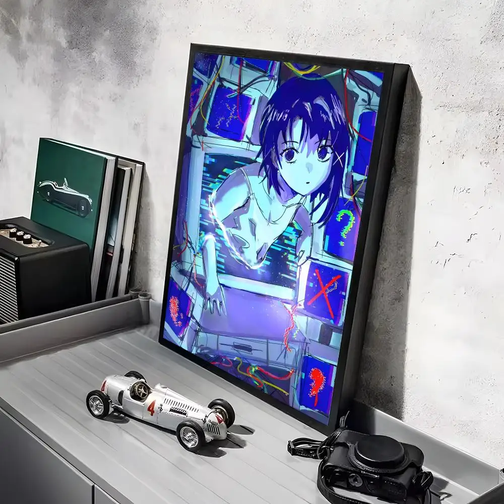 Serielle E-Experimente Lain Anime-Poster, Aufkleber, Wandgemälde, selbstklebende Dekoration für Schlafzimmer, Wohnzimmer, Zuhause, Wandaufkleber, Geschenk – Detail 22