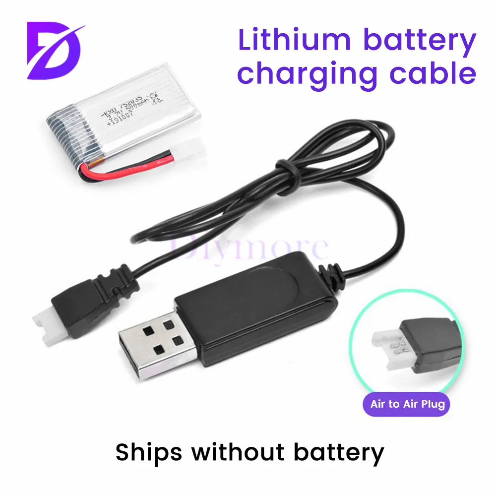 JST 2PIN Universele RC USB-oplader voor 3,7 V LiPo & NIMH/NICD 3,6 V batterijen, compatibel met auto, boot, drone, vliegtuig, speelgoed met afstandsbediening, veiligheid, led, licht