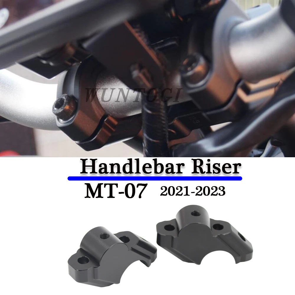 

For YAMAHA MT07 Handlebar Risers Up30mm Motorcycle Accessories Clamp Mount Handle Bar Riser Move Back MT 07 2021 2022 2023