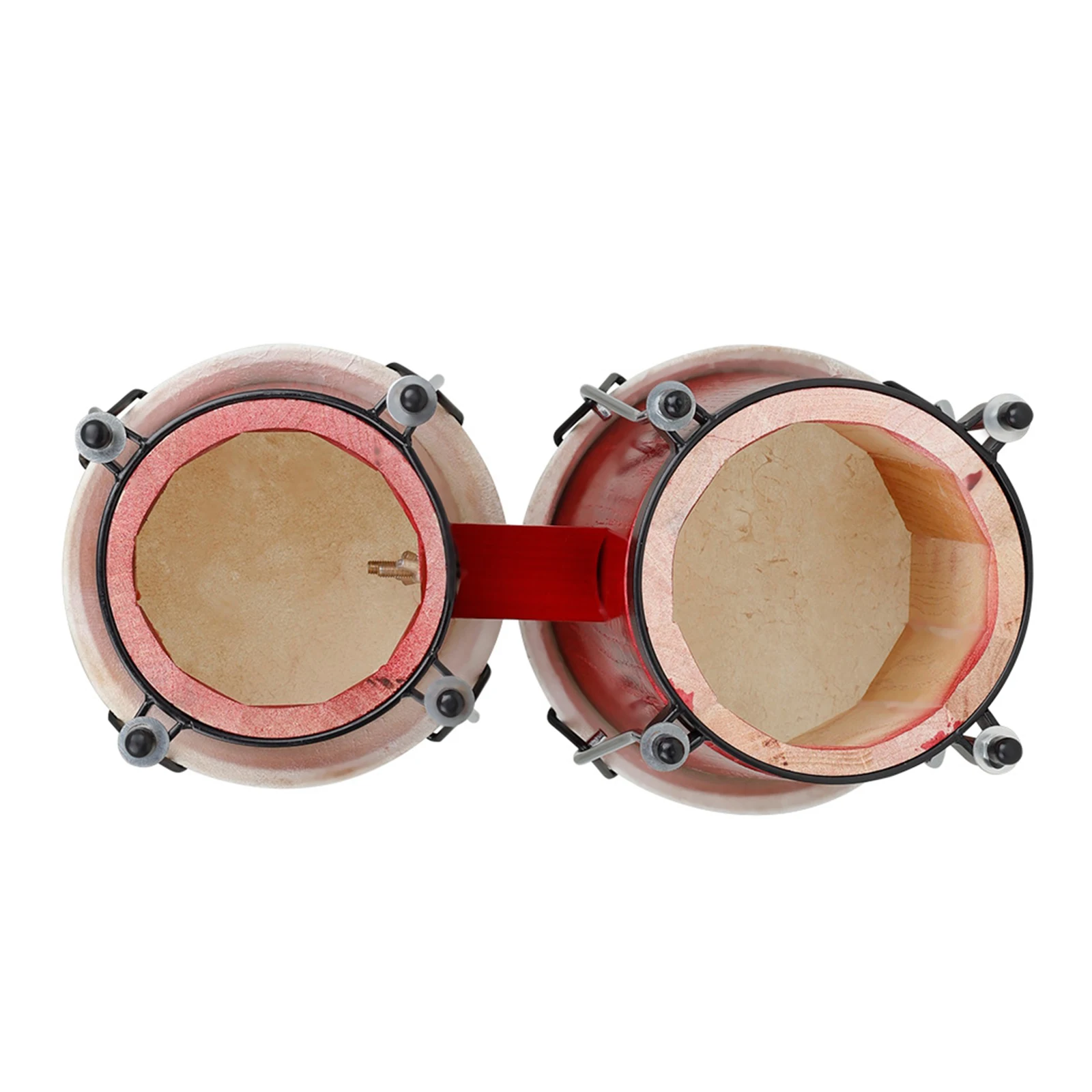 6'' 7'' Djembe Bongo Drum Percussion Bongo Drum Solid Wood Clear Sound Starter Drummer Lovers Musical Rhythm Toys Kids Gifts