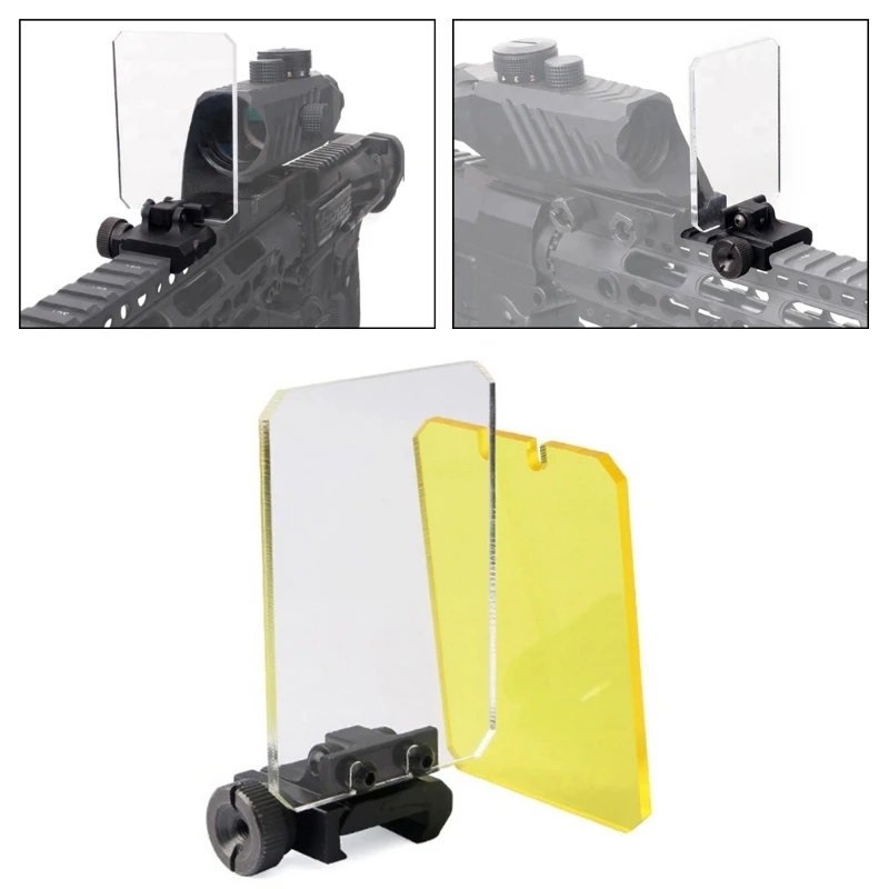 Outdoor Tactically Foldable Lens Screen Protector Scope Redness Dots Sight Cover Goggles Protector Eyes Protections Cove rifle scope lens cover rifle scope protector