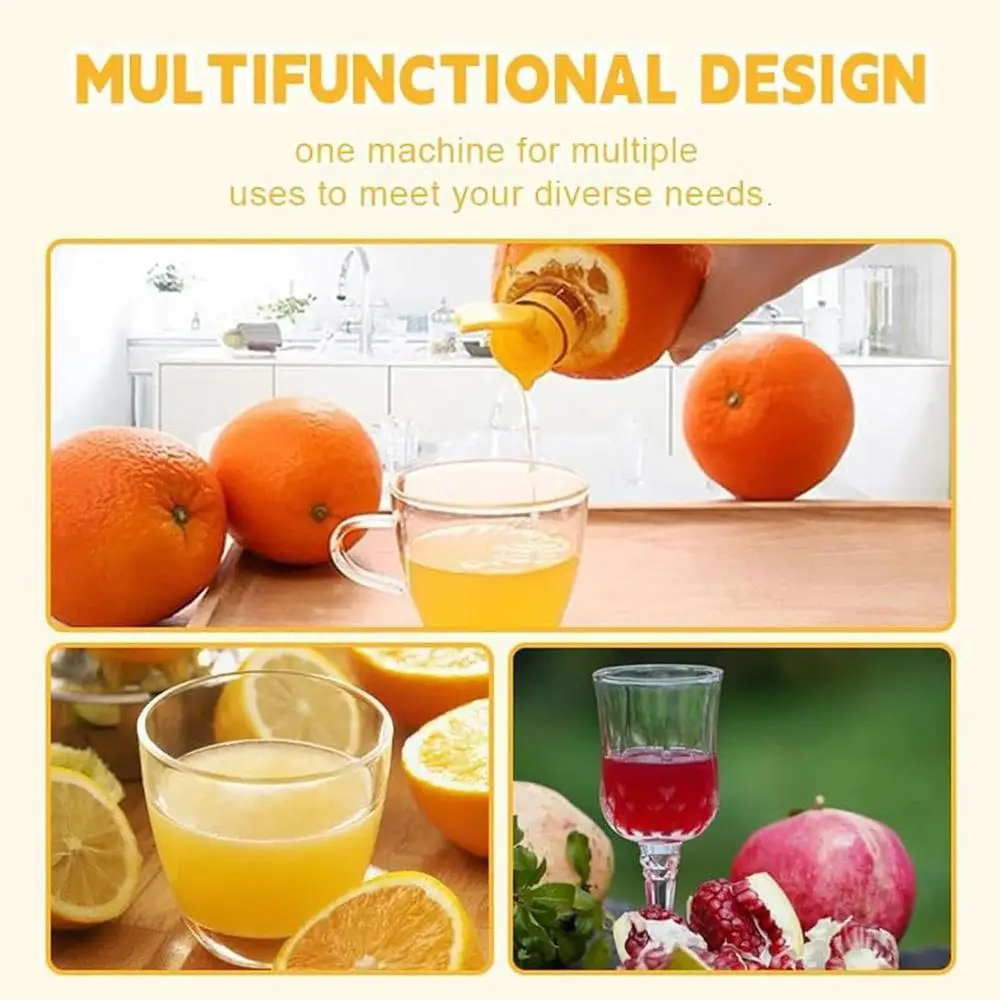 Description Picture 5 of itemLemon Press Squeezer Portable Manual Lime Juicer Hand Screw Top Lemon Juicer with Built-In Filter Citrus Press Squeezer for Home