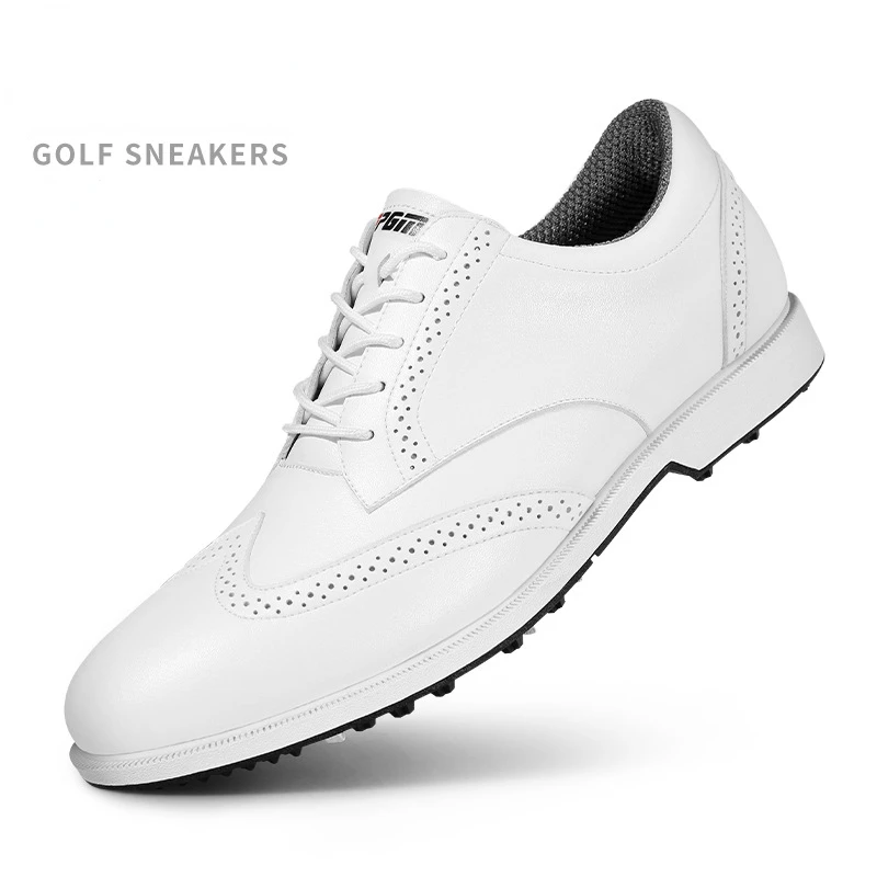 

Мужские кроссовки для гольфа PGM, Классическая стильная Водонепроницаемая повседневная спортивная обувь, мужские кроссовки с дышащей резиновой подошвой и нескользящим дизайном