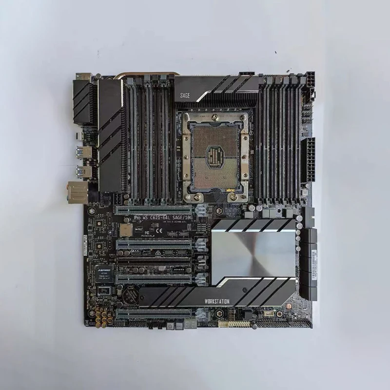 Pro WS C621-64L SAGE/10G For ASUS 3647 CEB Workstation Motherboard Equipped  With Dual Intel 10G LAN 10 SATA M.2 USB 3.2 Gen 2 - AliExpress