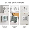 LCD Digital Wall Clock Large Screen Display Multi-Function Magnetic Design Thermometer Humidity Monitor Home and Decoration Led 3