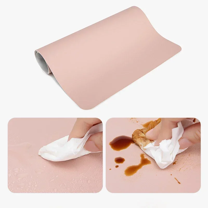 Nail Art Table Mat Foldable Manicure Hand Rest Pad Waterproof Dirt Resistant Leather Studio Desk Mat For Nail Armrest Cushion