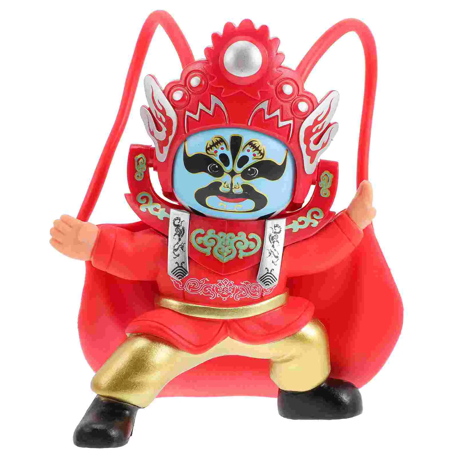 

Sichuan Opera Face Japanese Geisha Cake Decoration Chinese Mascot Toys Statuette