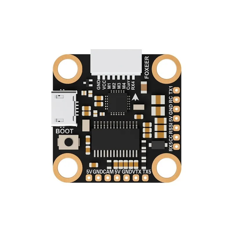 

Foxeer F722 V4 Mini MPU6000 5V BEC OSD BlackBox Flight Controller 20X20mm 2-6S LIPO for FPV Freestyle Drones DIY Parts