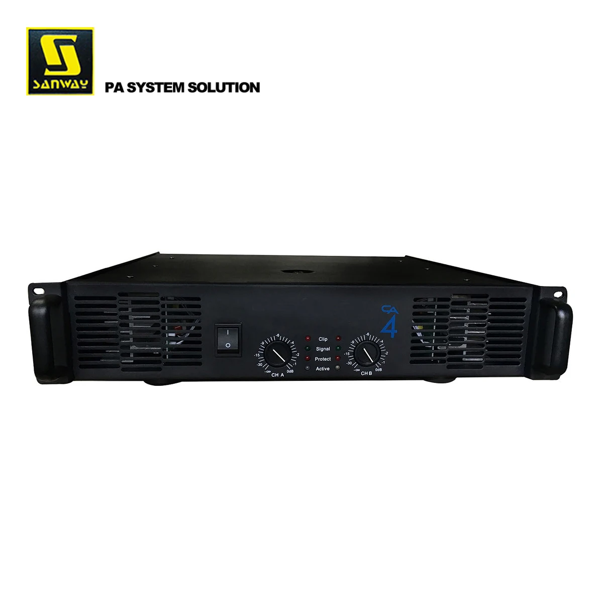

CA4 Class AB 2U 2 Channel Transformer Power Amplifier for line array
