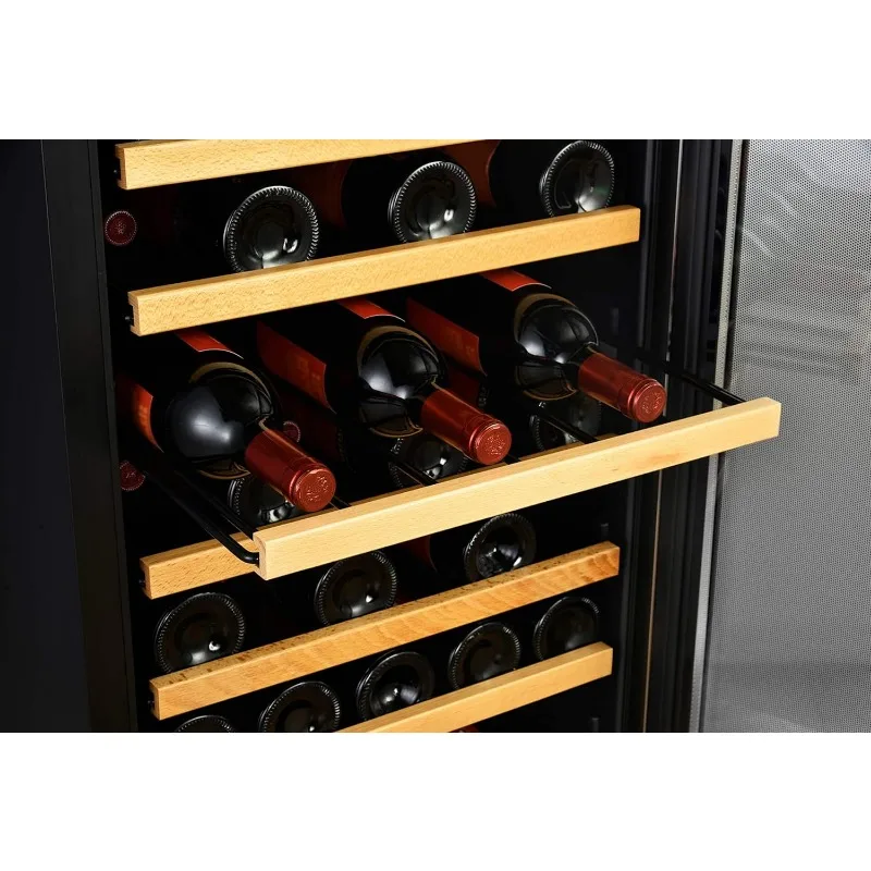 CWF440SZ 20 Inch Wide 44 Bottle Capacity Free Standing Wine Cooler with Reversible Door and LED Lighting 6