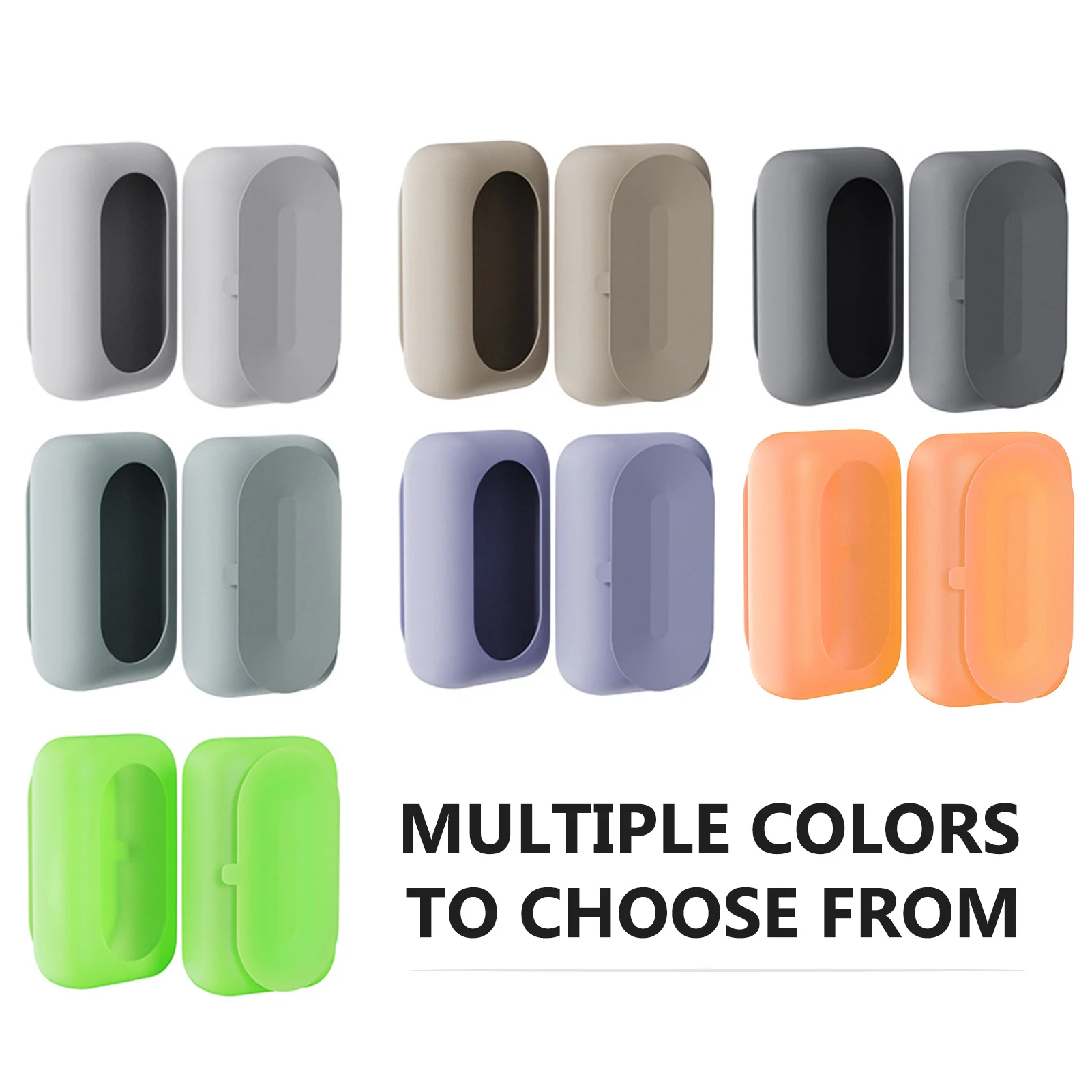 Portable Silicone Suction Cup Car Tissue Box Stable Large Capacity Towels Box For Living Room 4