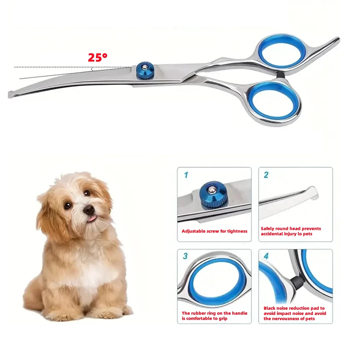 Professional Dog Grooming Scissors Kit