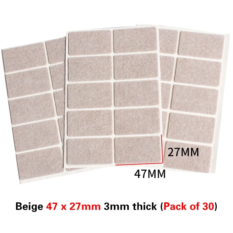 Glarks 40 stuks Zwart 24MM Meubel Glide Schroef-op Meubel Antislip Vilten Pad Slider Vloerbeschermer voor Houten Been Voeten van Stoel Tafel Bank Kruk