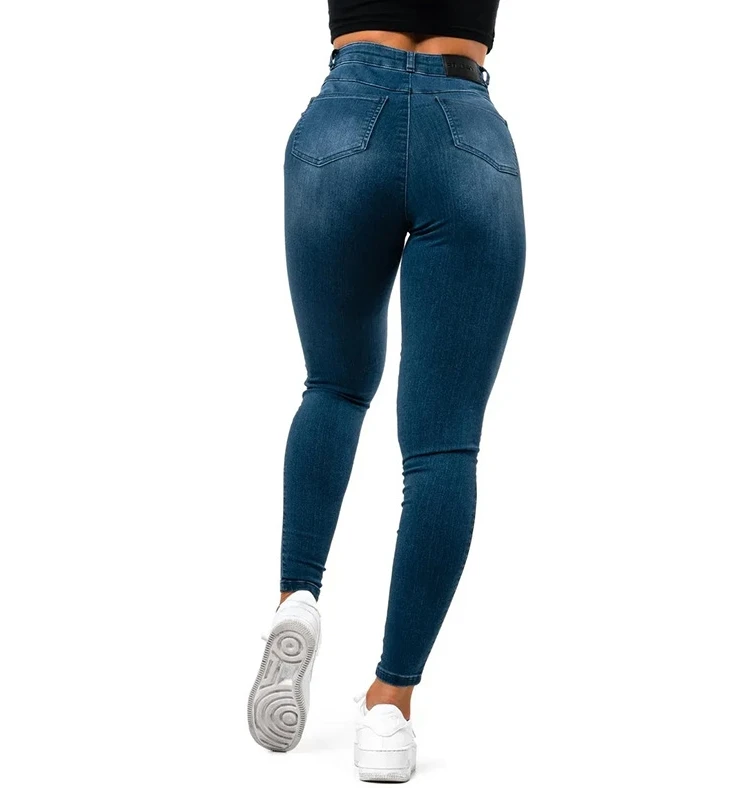 New Hot Selling Women's Pants 2023 New Fashion Elegant High Waist Elastic Hip Lifting Denim Underpants Women's Pants