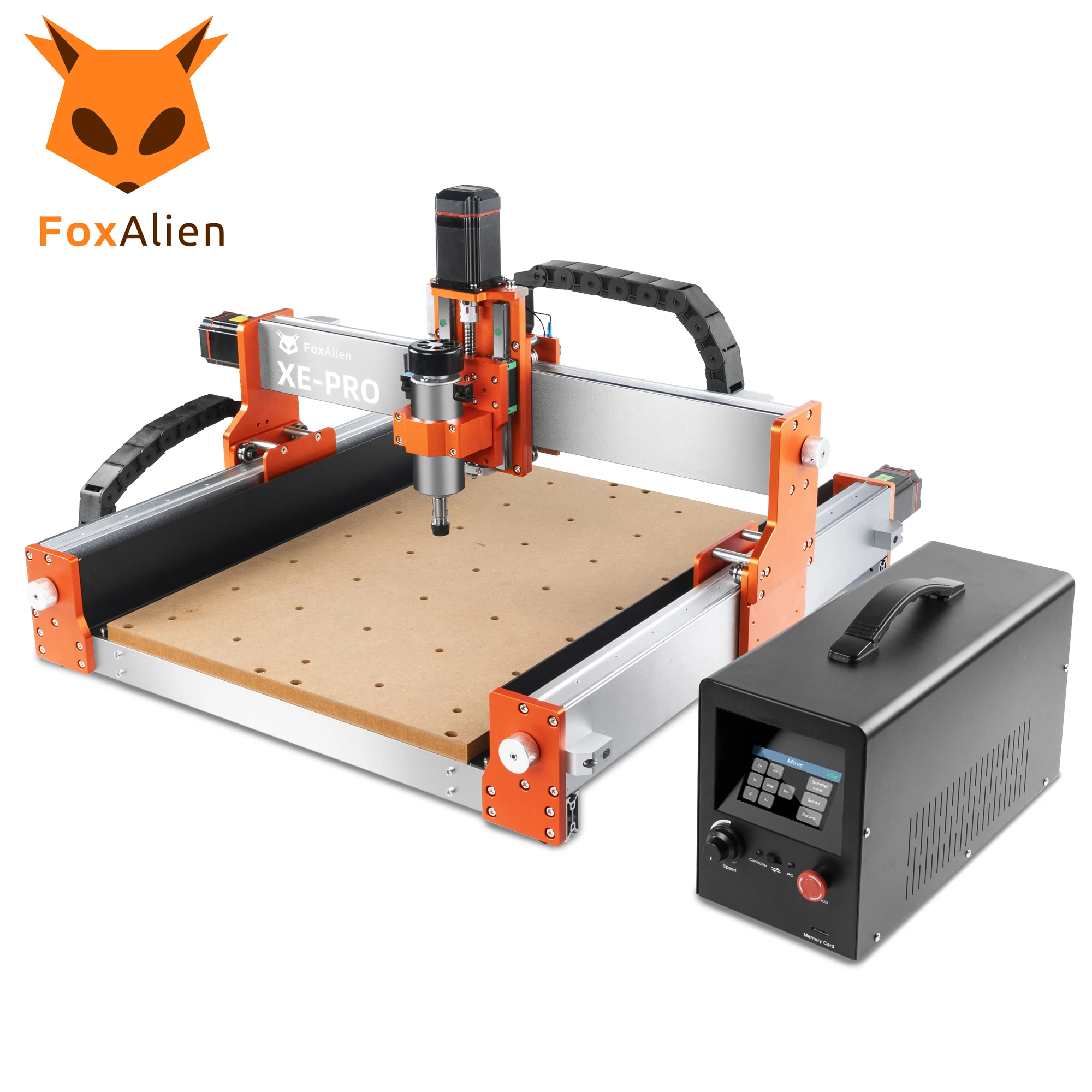 FoxAlienXEProCNCRouterMachineforAluminumBrassAcrylicPCB