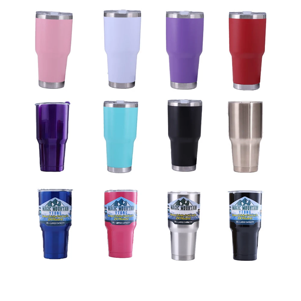 20oz 30oz Handle Tumbler Travel Mug with handle Ice Cup Termos Double Wall  Vacuum Insulated Coffee Mug Stainless Steel Termica - AliExpress